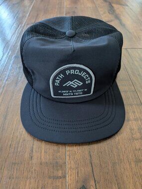Path Projects El Moro Trucker Hat in Black